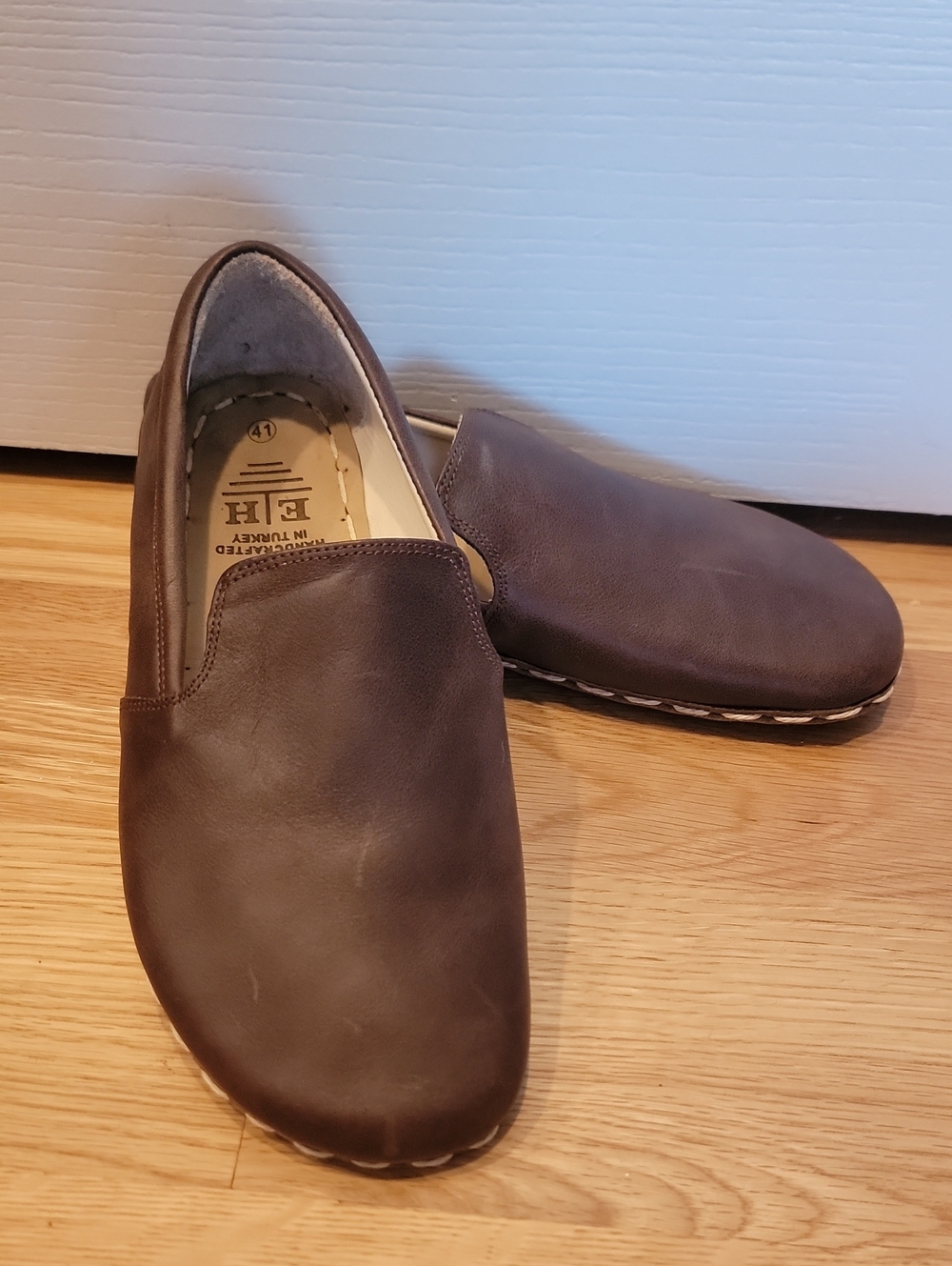Earthing Harmony EH Leather Ballet Flat Dark Brown Loafer Shoe  41 9.5 10